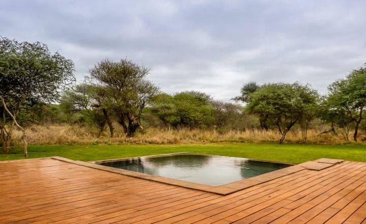 Pool and deck overlooking the bushveld