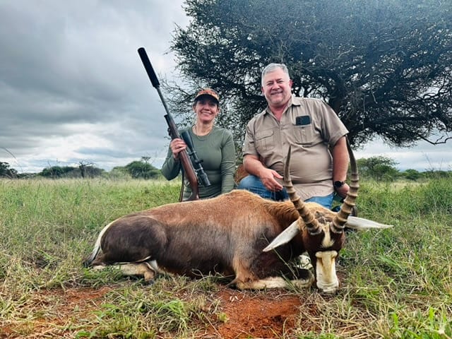 Trophy blesbok