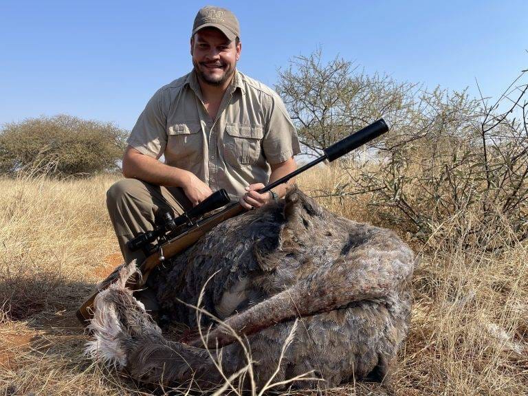 Ostrich trophy