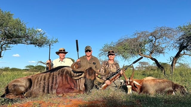Group hunt — blue wildebeest and blesbok