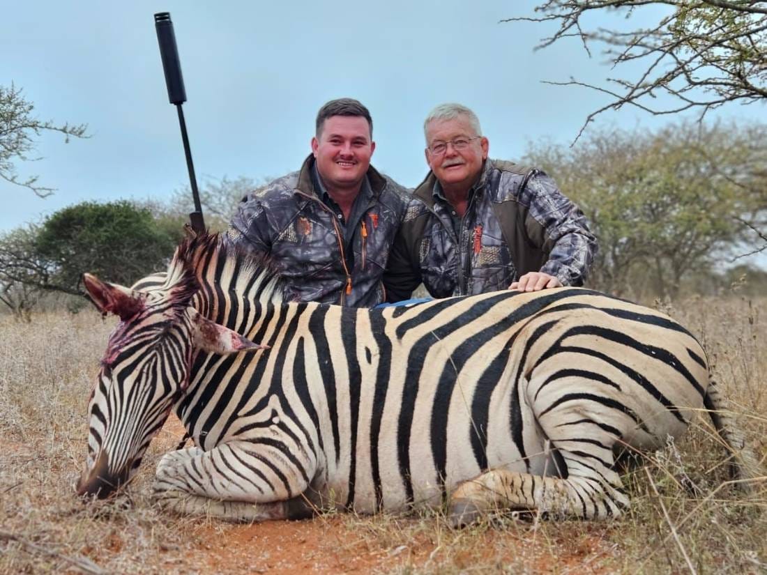 Trophy zebra hunt